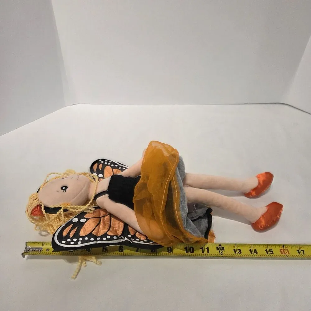 Butterfly Princess 16” Plush Vintage The Petting Zoo Stuffed Animal Doll Rare
